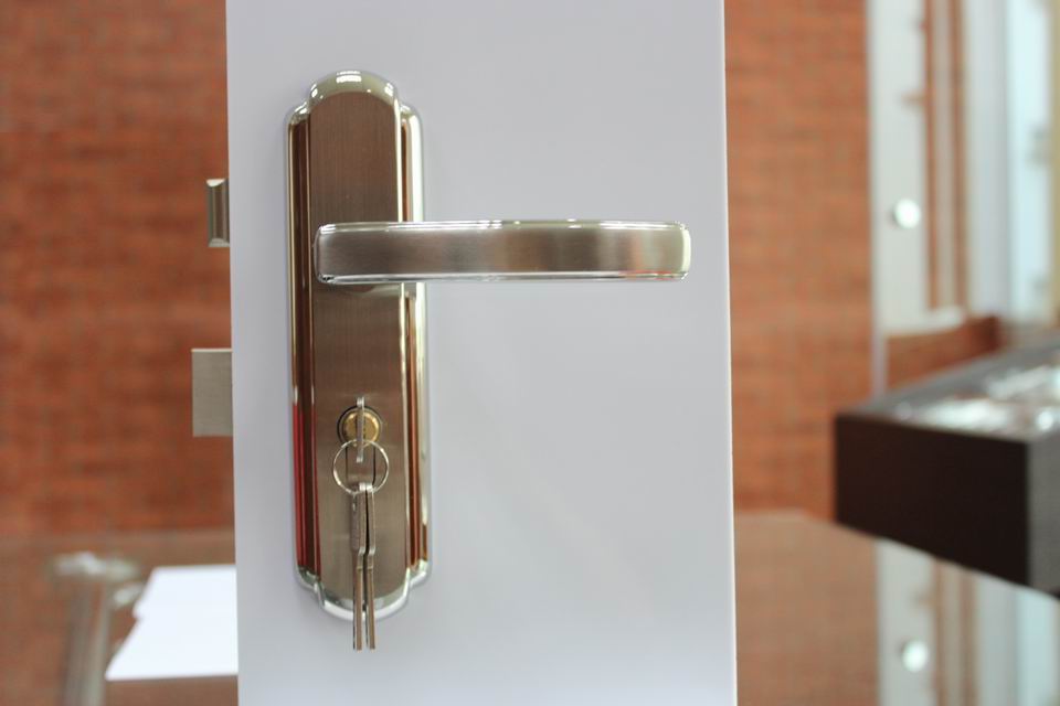 Promotion selling for hotel door lock backplate lever gate handle