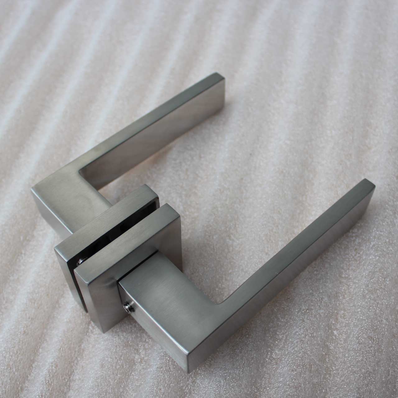 Ironmongery Door handle square Design solid stainless steel door lever handle