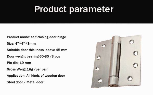 Durable Self closing stainless steel 304 spring door hinge