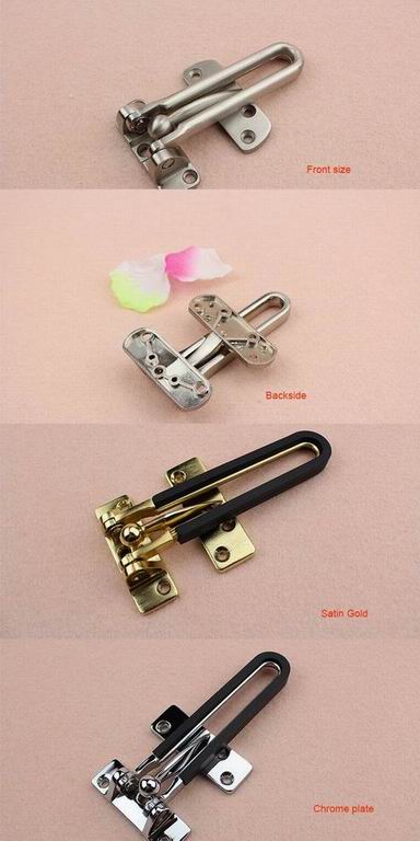 Door protector tool Zinc alloy entrance Door guard with chrome finish